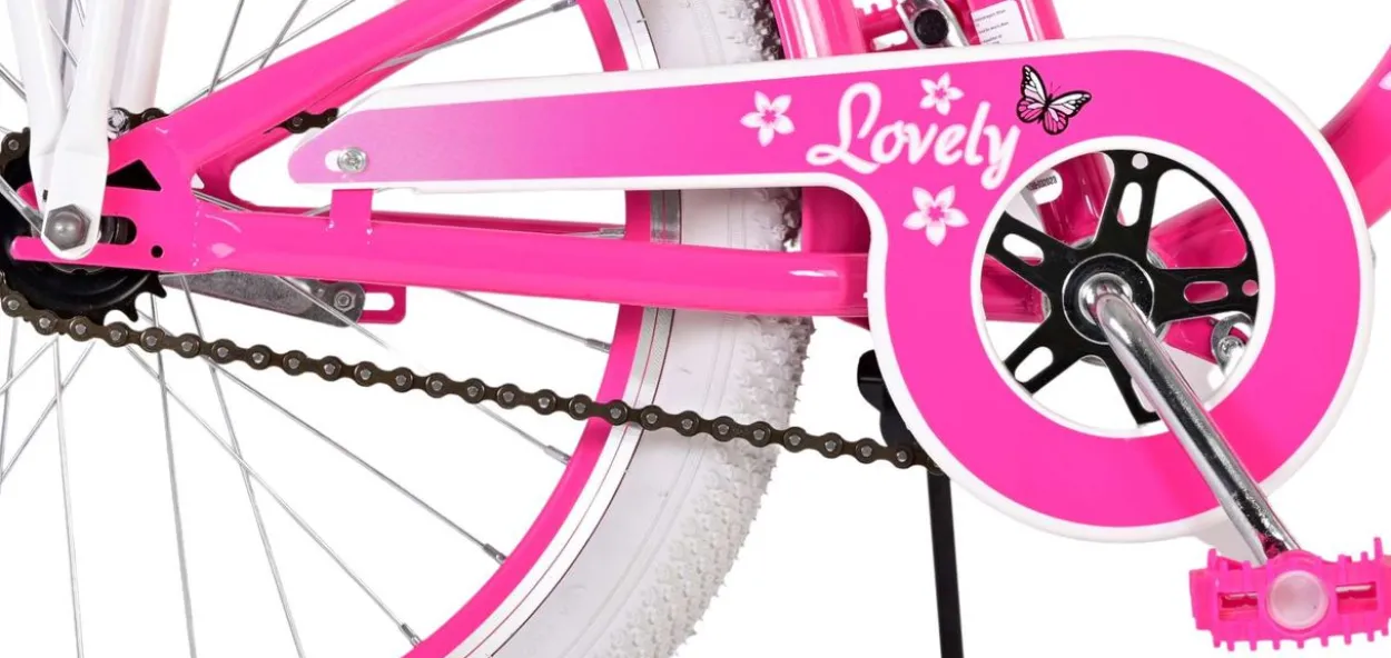 Lovely Kinderfahrrad - Mädchen - 20 Zoll - Rosa