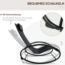 l Schaukelliege, schwarz