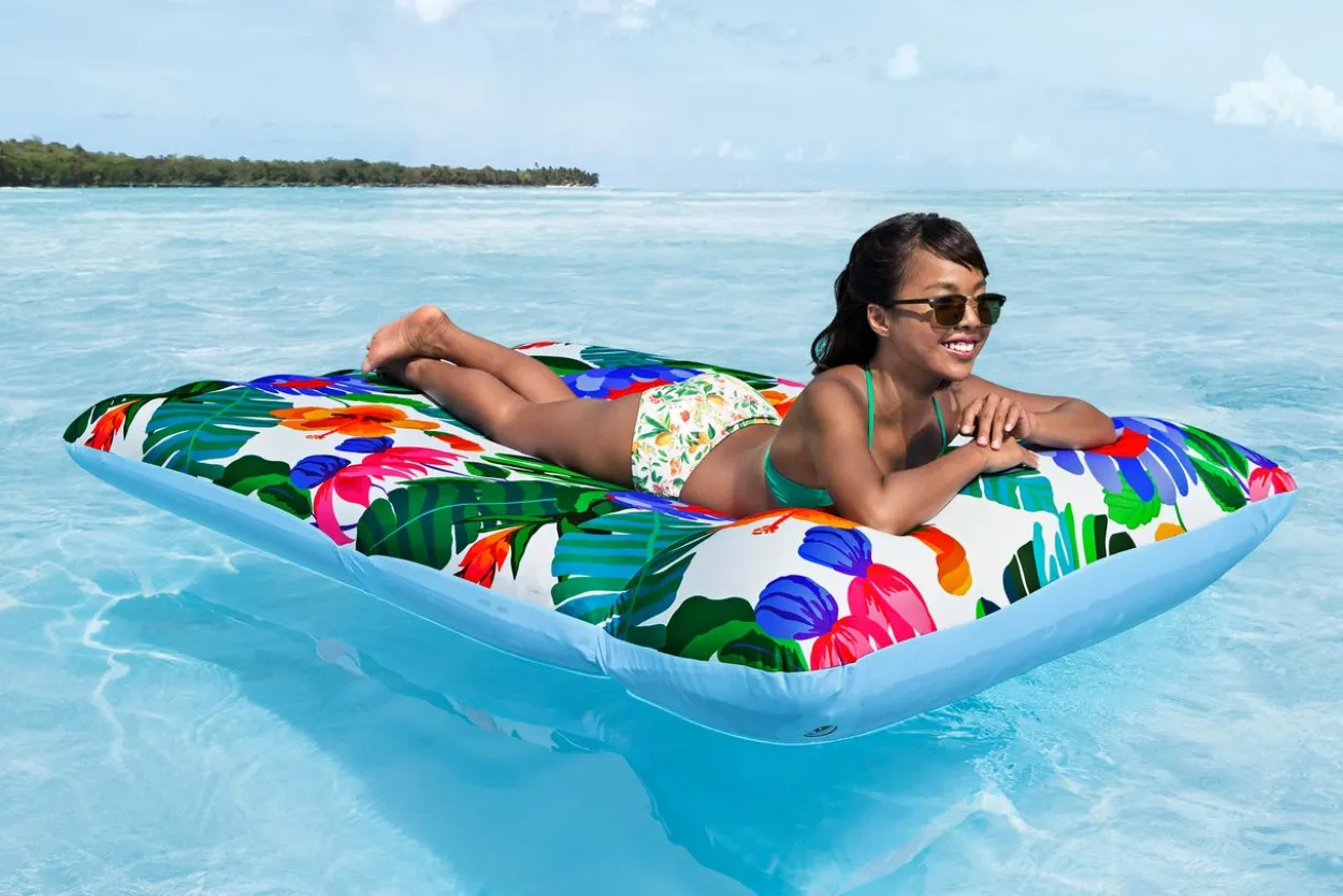 Luftmatratze Blissful Drifter™ mit Textilbezug 200 x 129 cm