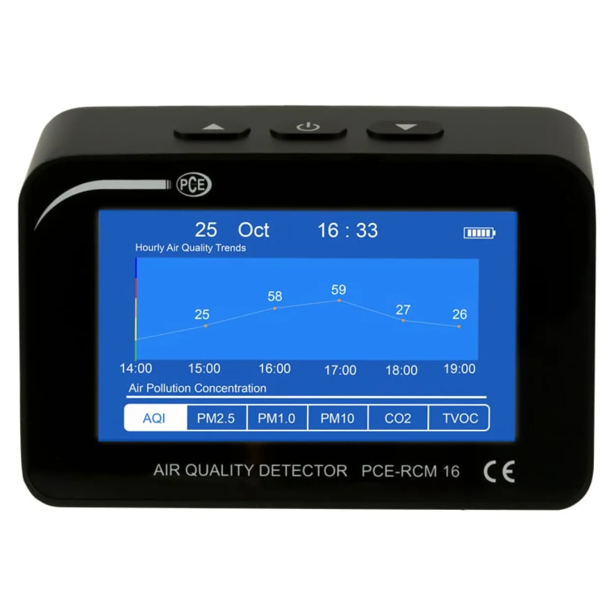 Luftqualität-Detektor PCE-RCM 16