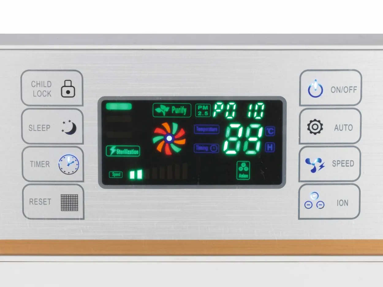 Luftreiniger Digital 50W weiß/silber