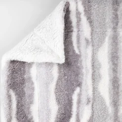 Luxus-Kuscheldecke "Mix Fake Rabbit-Teddy"