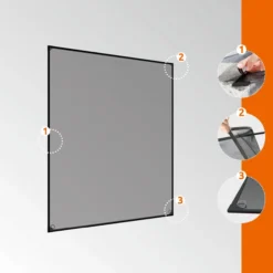 Magnetfenster 100x120cm anthrazit
