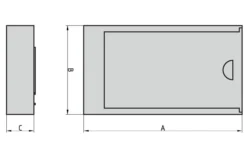 Magnetische Schlüsselbox - SBO 210 - 75 mm