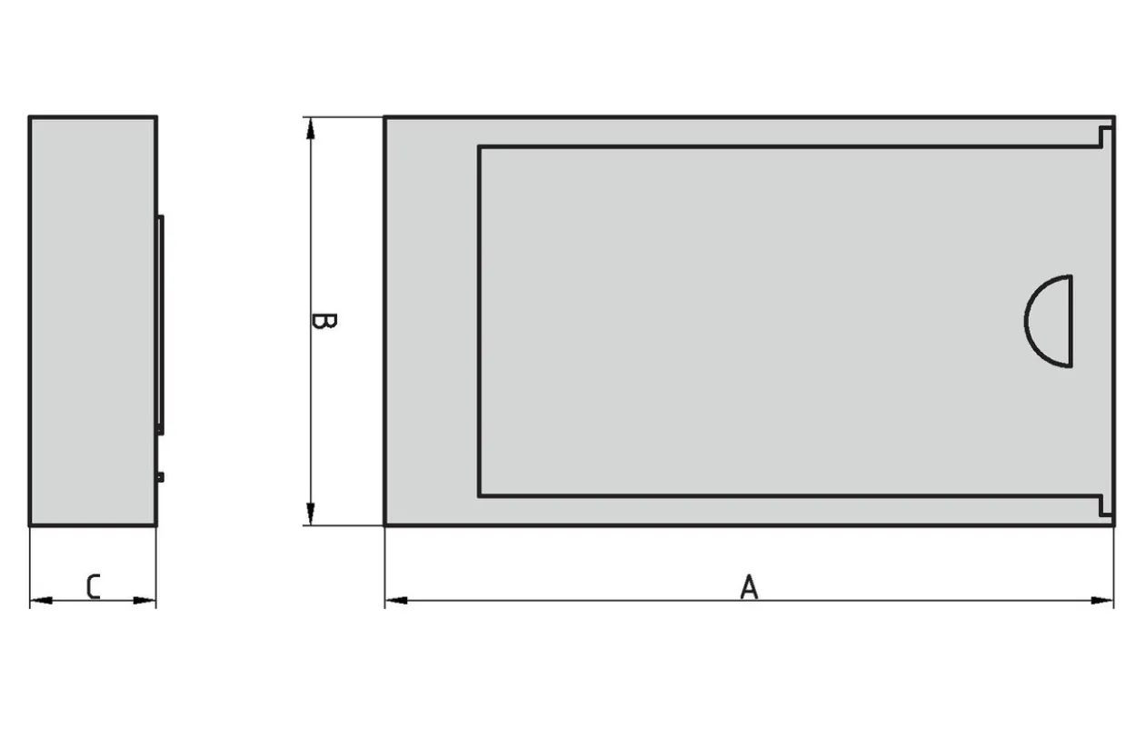 Magnetische Schlüsselbox - SBO 210 - 75 mm