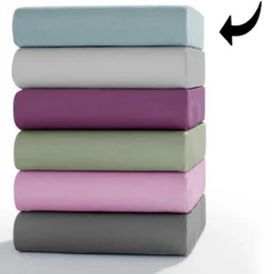 Mako-Feinjersey-Spannbettuch - ca. 140 - 160 x 200 cm