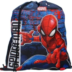 Marvel Spiderman Kinder-Sportbeutel – Verstellbare Schultergurte