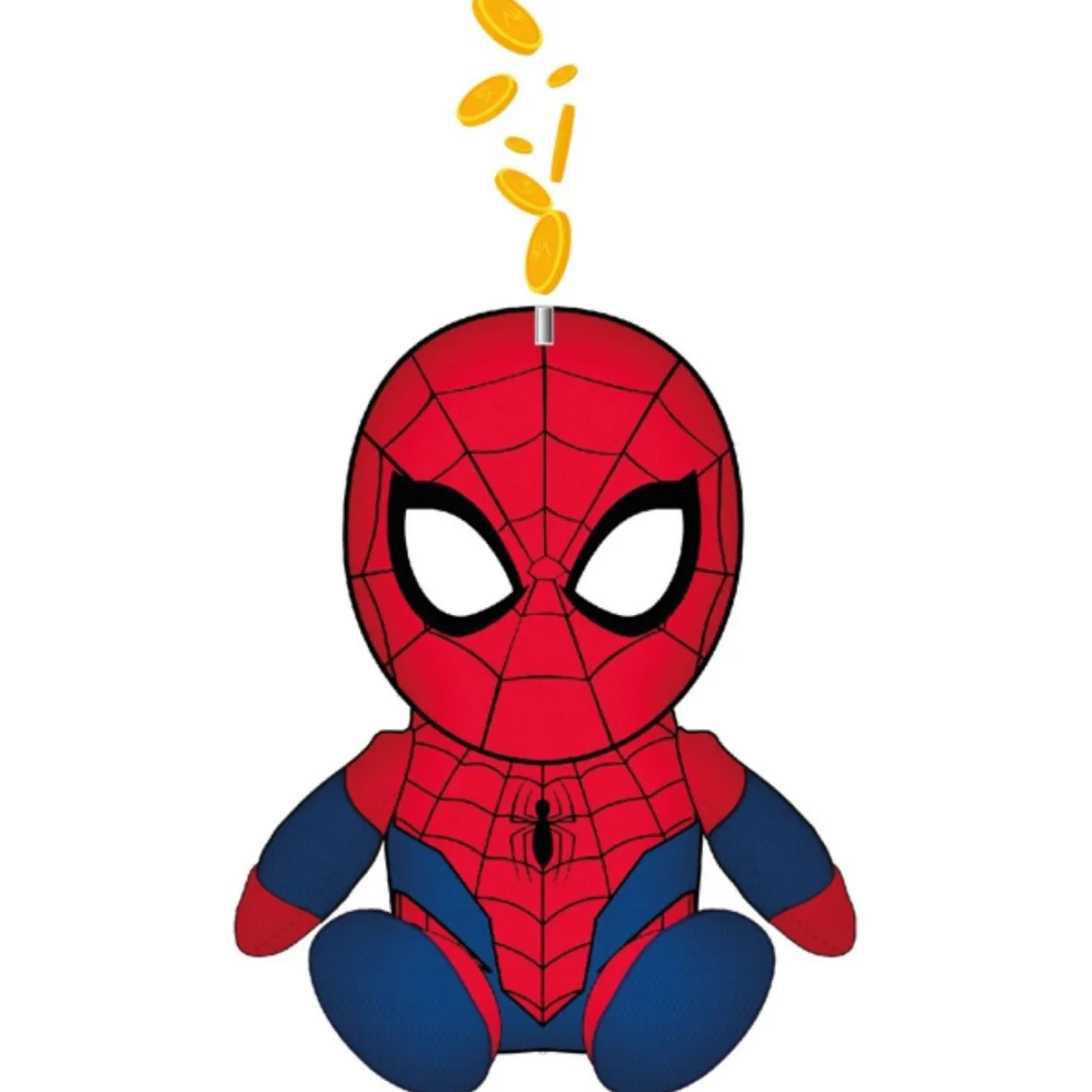 Marvel Spiderman Spardose – Plüschfigur Geldbox Jungen & Mädchen