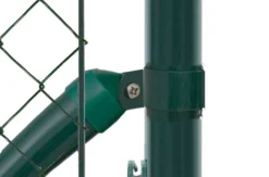 Maschendrahtzaun Komplett-Set L15m x H80cm - Grün