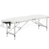 Massageliegen verstellbarer Massagetisch Massagebett Alu Kunststoff