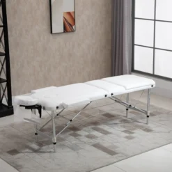 Massageliegen verstellbarer Massagetisch Massagebett Alu Kunststoff