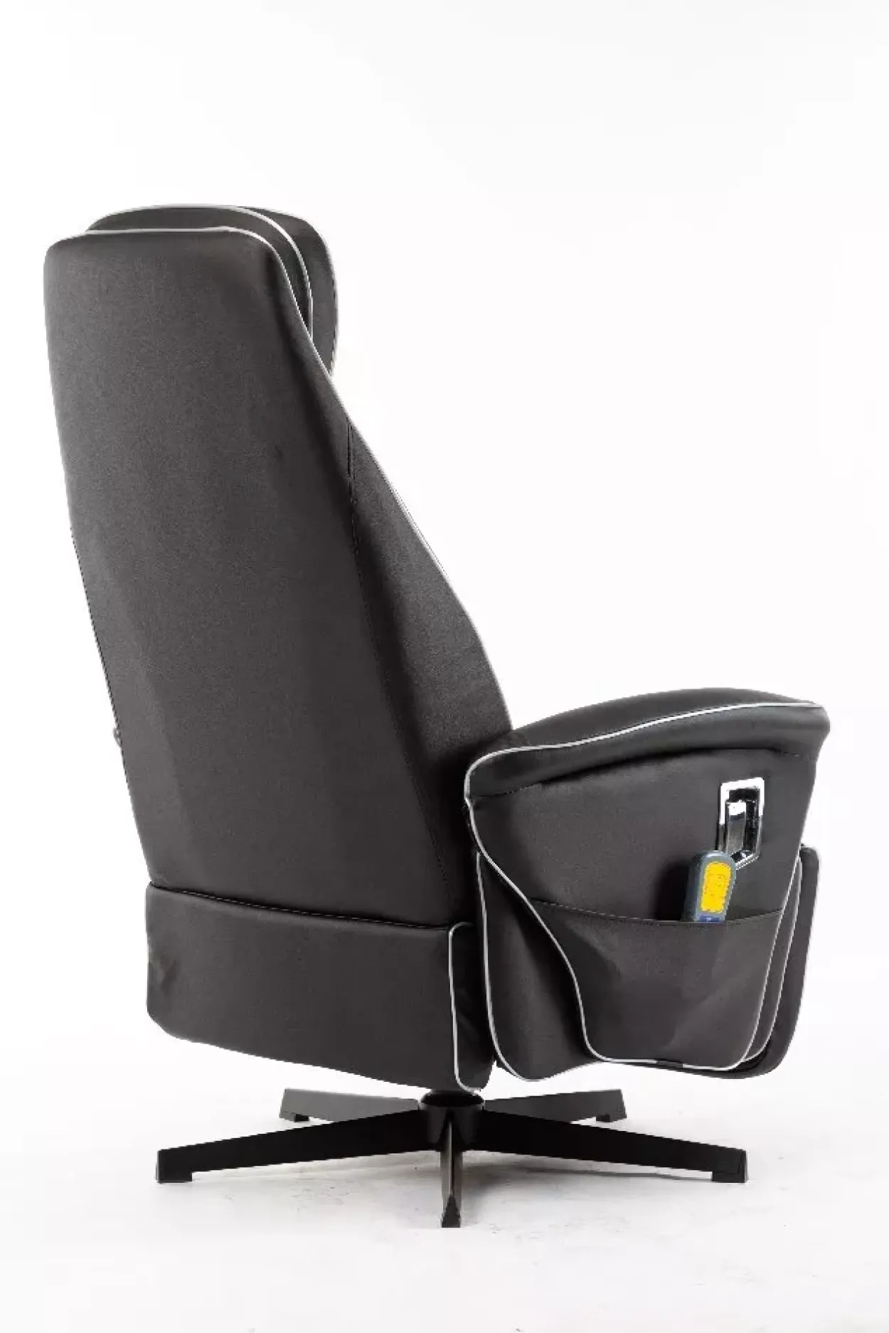 Massagesessel mit 8 Motoren und Heizfunktion – Schwarz