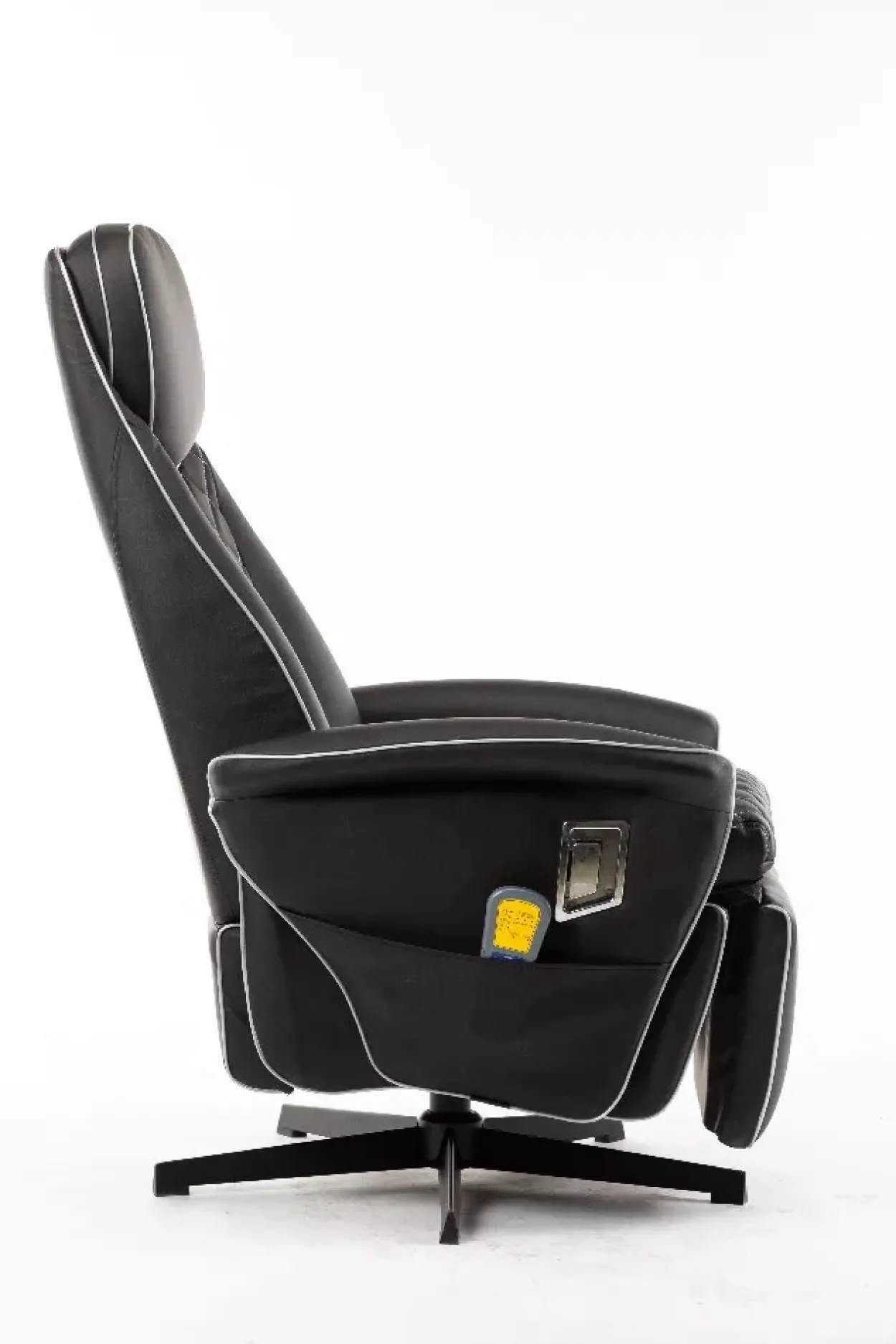 Massagesessel mit 8 Motoren und Heizfunktion – Schwarz