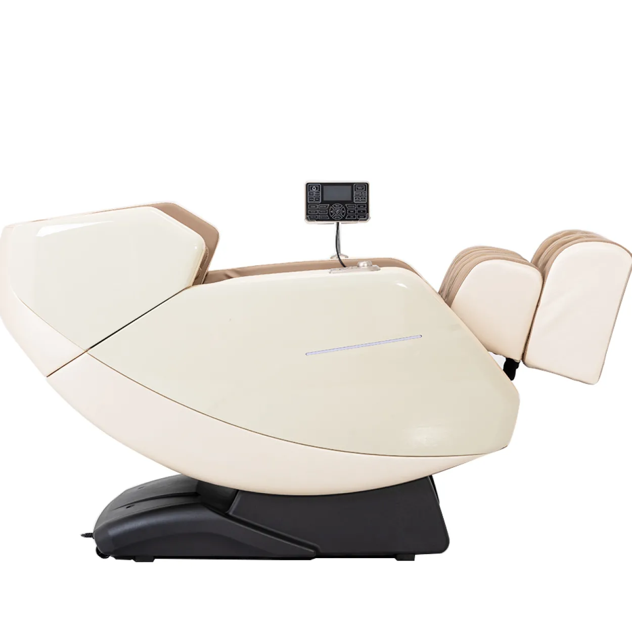 Massagesessel mit SL-Schiene & Zero-Gravity, ca. 153 x 75 x 112 cm – Beige