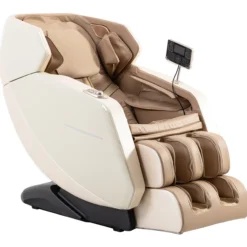 Massagesessel mit SL-Schiene & Zero-Gravity, ca. 153 x 75 x 112 cm – Beige