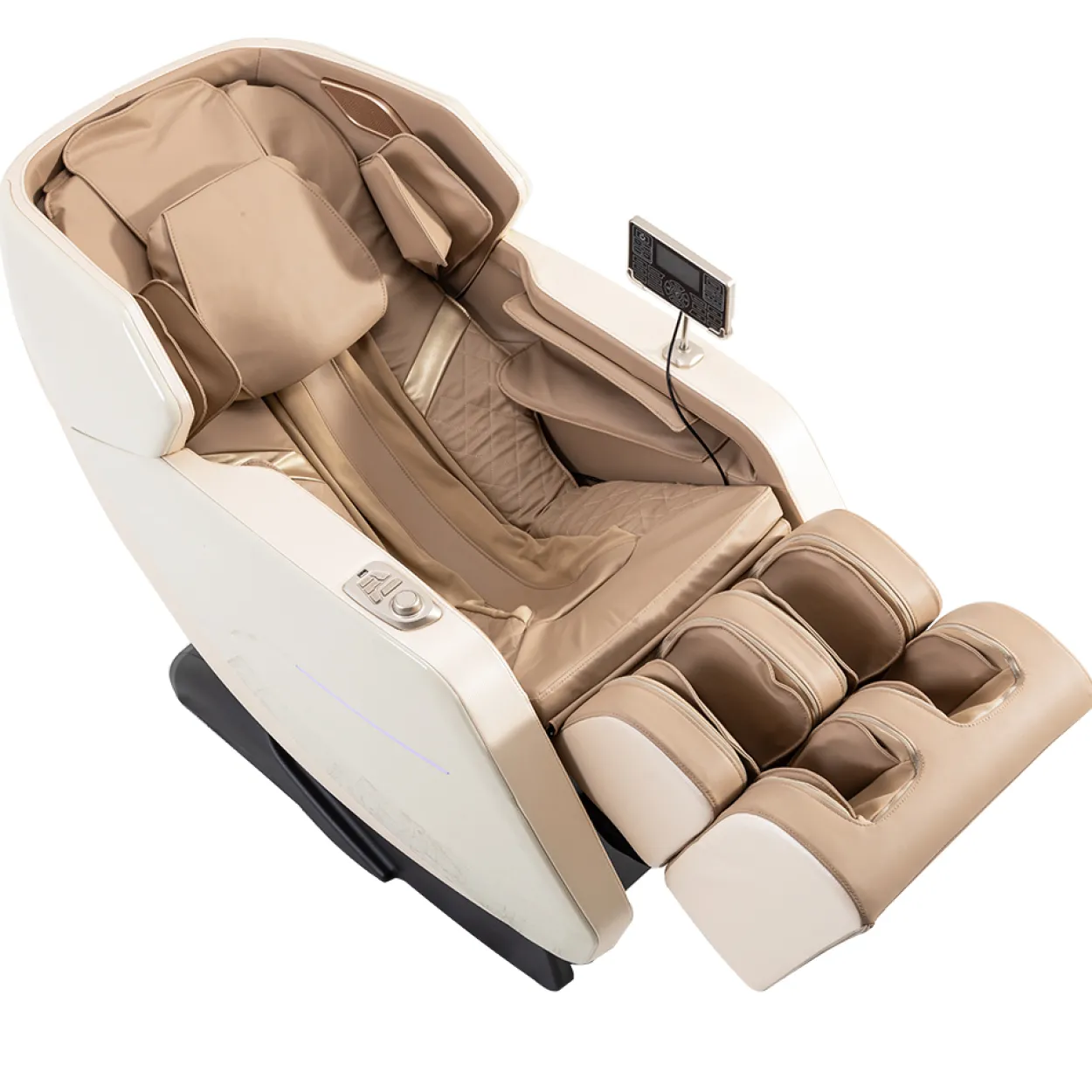 Massagesessel mit SL-Schiene & Zero-Gravity, ca. 153 x 75 x 112 cm – Beige