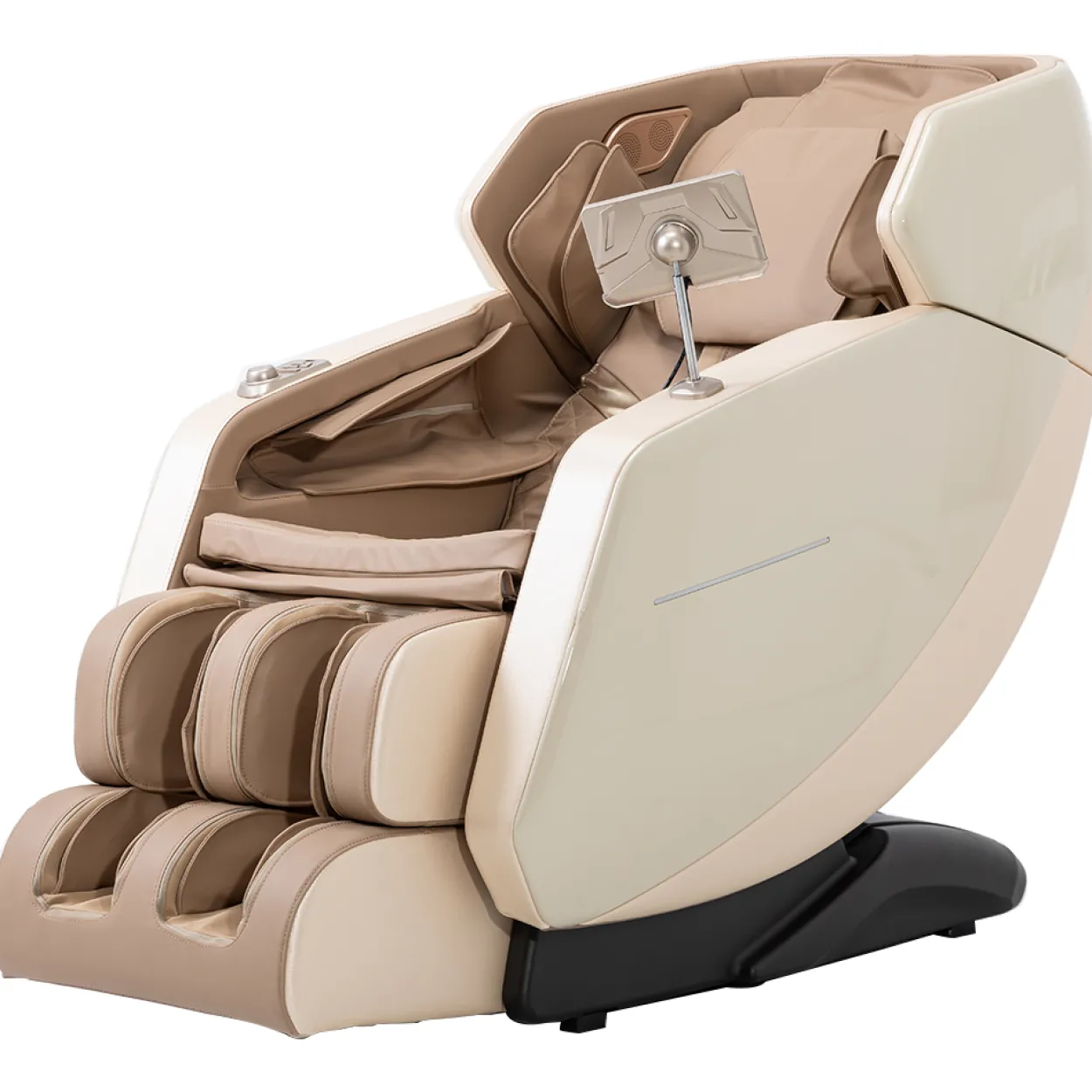 Massagesessel mit SL-Schiene & Zero-Gravity, ca. 153 x 75 x 112 cm – Beige