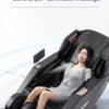 Massagesessel mit SL-Schiene & Zero-Gravity, ca. 152 x 75 x 109 cm – Schwarz