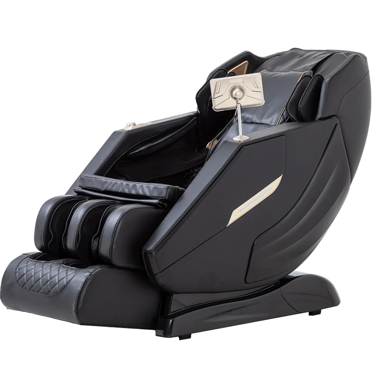 Massagesessel mit SL-Schiene & Zero-Gravity, ca. 152 x 75 x 109 cm – Schwarz