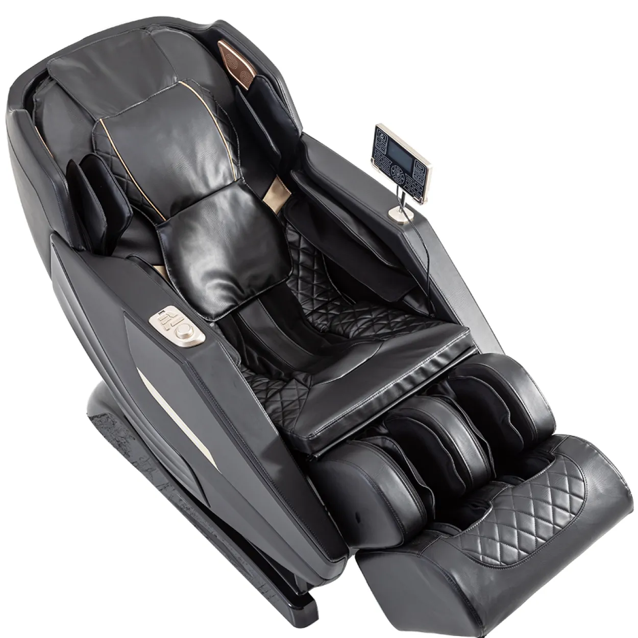 Massagesessel mit SL-Schiene & Zero-Gravity, ca. 152 x 75 x 109 cm – Schwarz