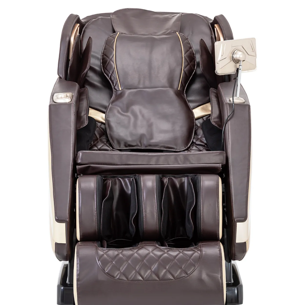 Massagesessel mit SL-Schiene & Zero-Gravity, ca. 152 x 75 x 109 cm – Gold