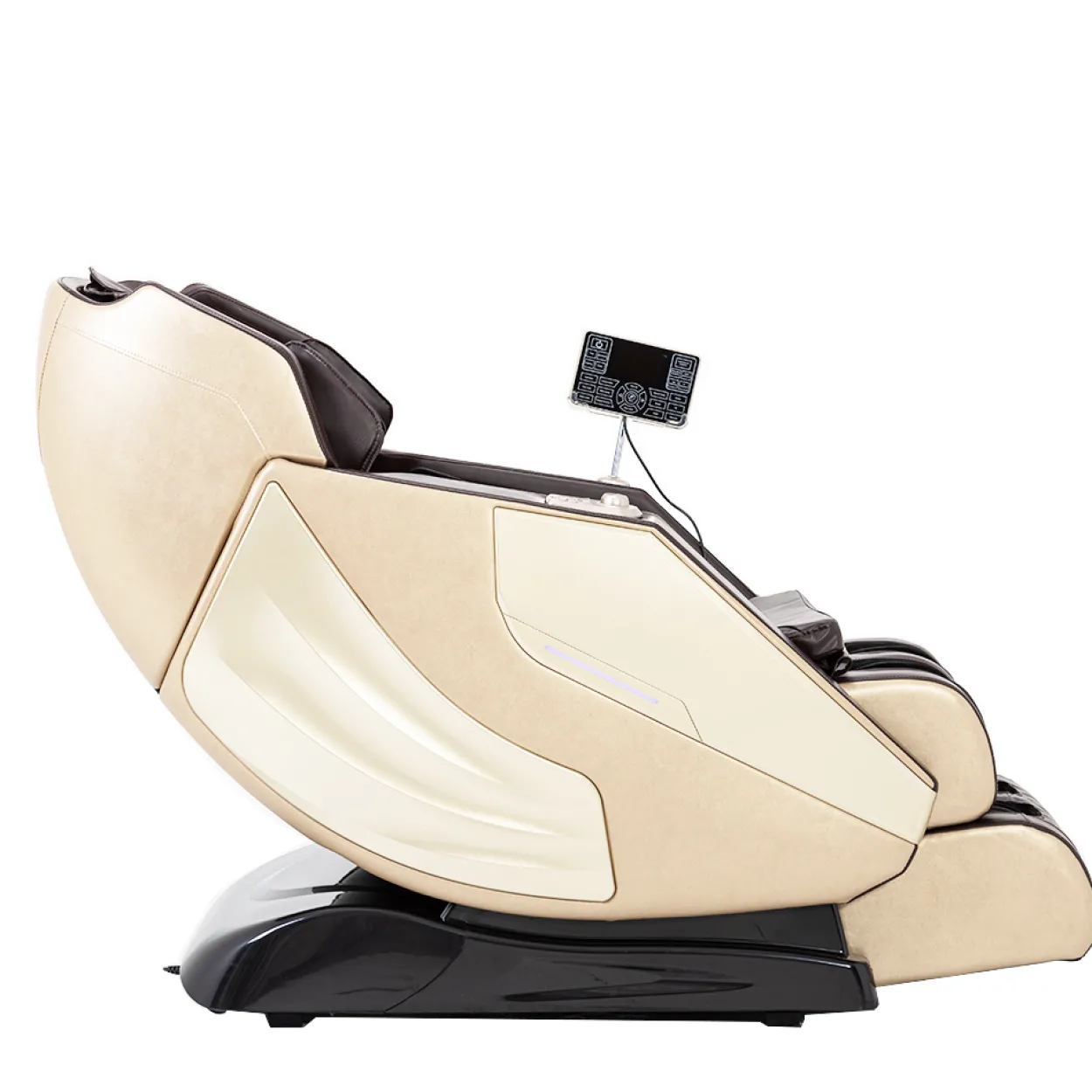 Massagesessel mit SL-Schiene & Zero-Gravity, ca. 152 x 75 x 109 cm – Gold