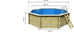 Massivholzpool Modell 2 A