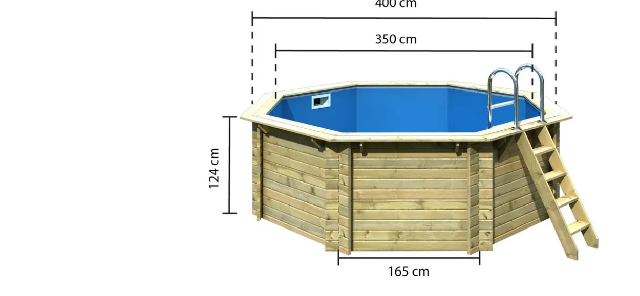 Massivholzpool Modell 1 A