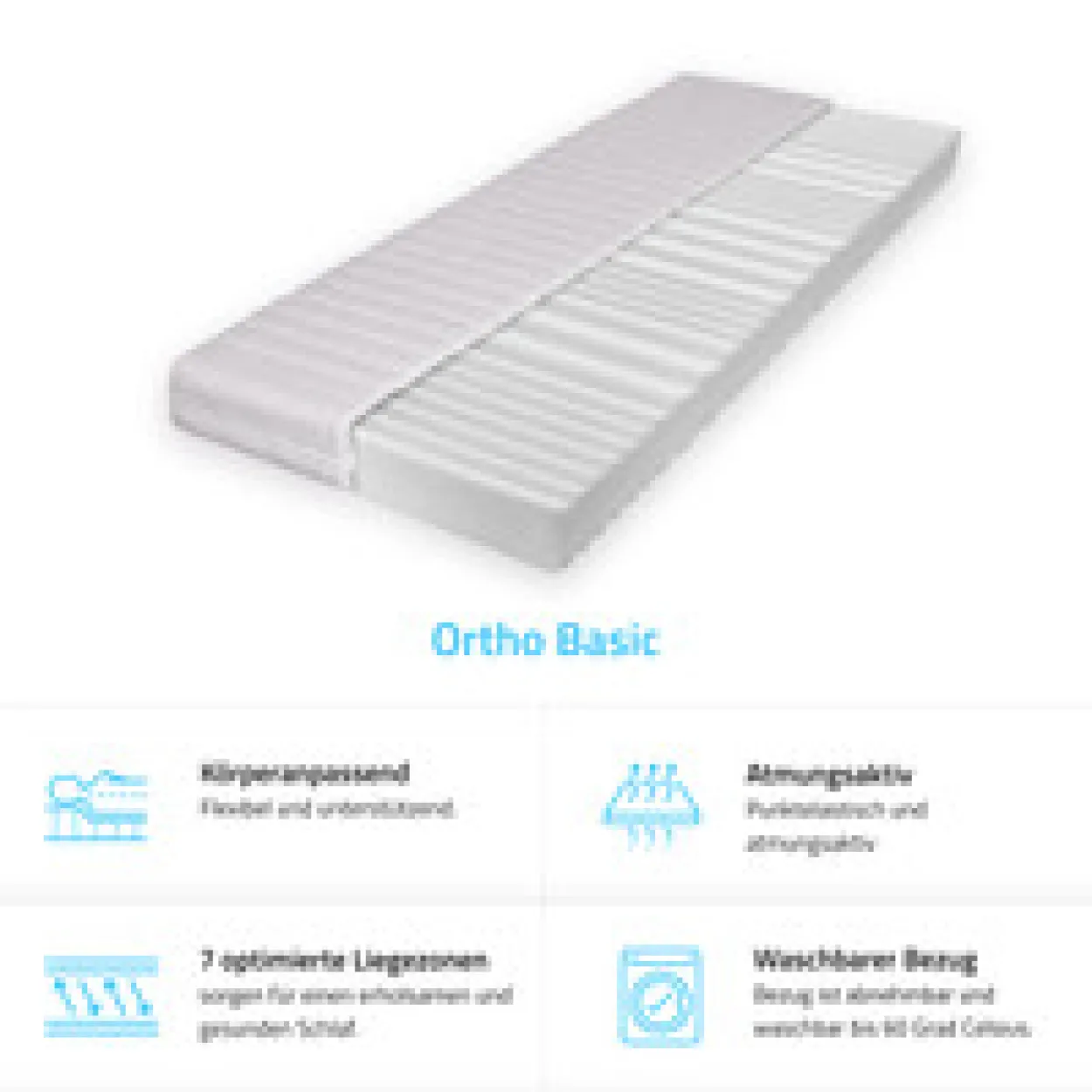 Matratze ORTHO BASIC 160x200 cm