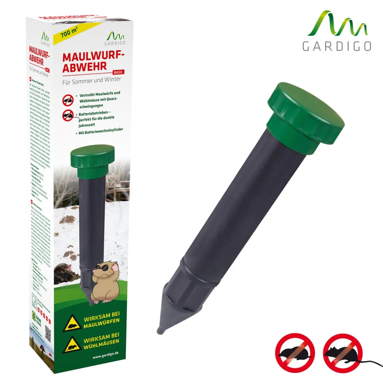Maulwurfabwehr Basic Batteriebetrieb
