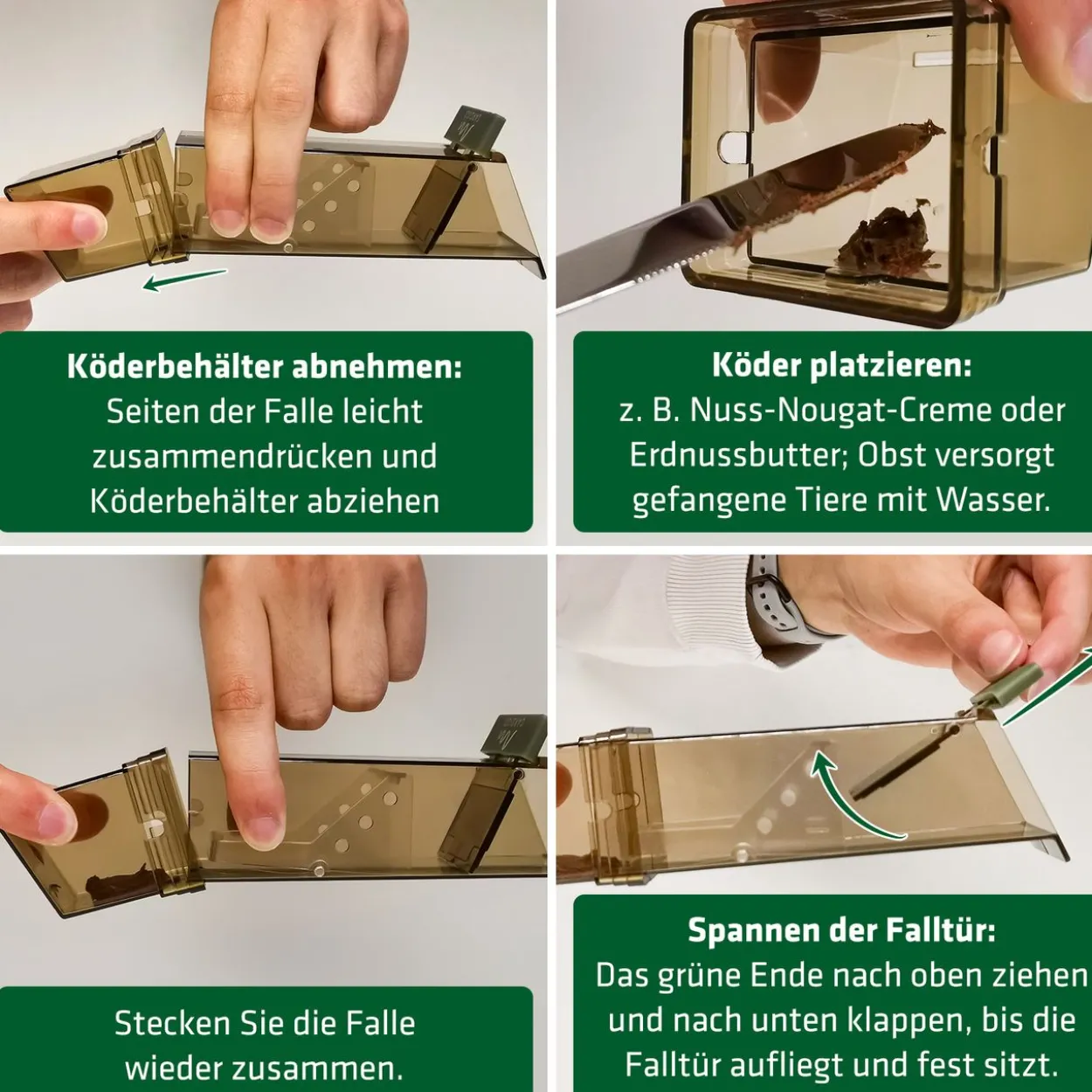 Maus-Lebend-Falle 2er Set