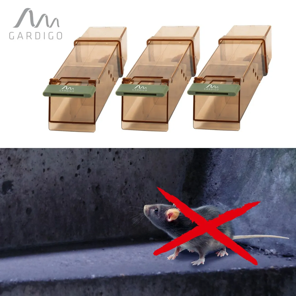 Maus-Lebend-Falle 2er Set