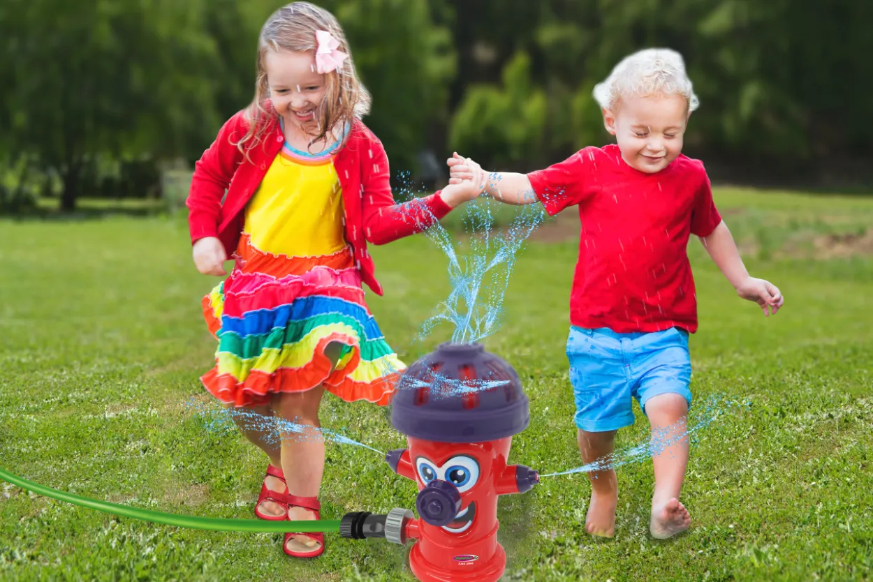 Mc Fizz Wassersprinkler Hydrant Happy