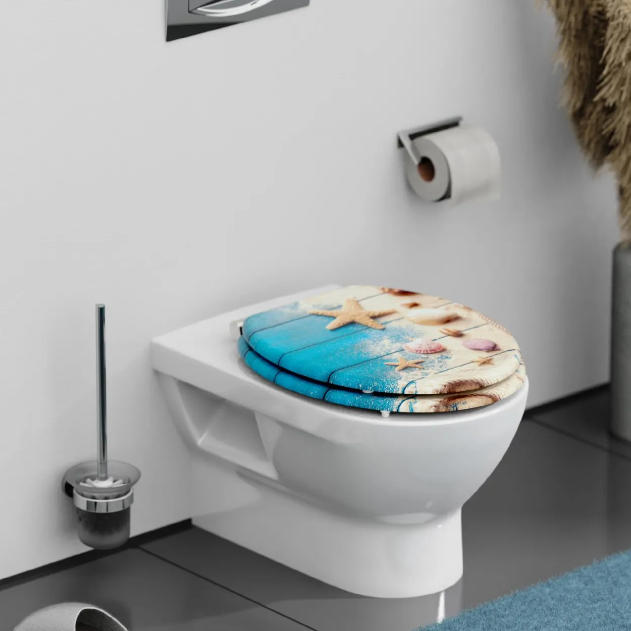MDF WC-Sitz BEACH AND WOOD