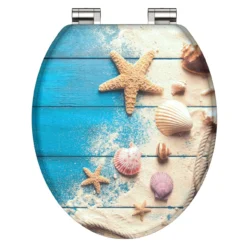 MDF WC-Sitz BEACH AND WOOD