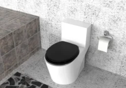 MDF WC-Sitz Casso schwarz