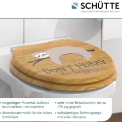 MDF WC-Sitz DONT HURRY