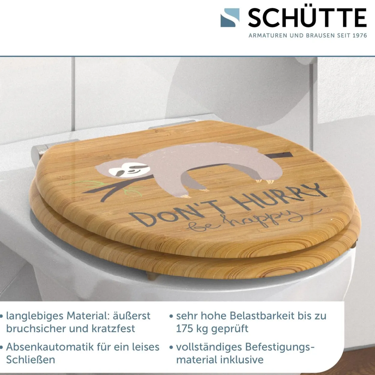 MDF WC-Sitz DONT HURRY
