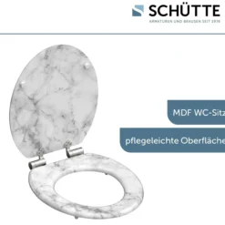 MDF WC-Sitz MARMOR STONE