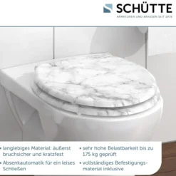 MDF WC-Sitz MARMOR STONE