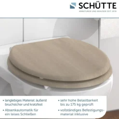 MDF WC-Sitz MODERN WOOD