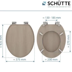 MDF WC-Sitz MODERN WOOD