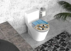 MDF WC-Sitz PET - Fischernetz