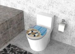 MDF WC-Sitz PET - Fischernetz