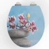 MDF WC-Sitz PET Orchidee
