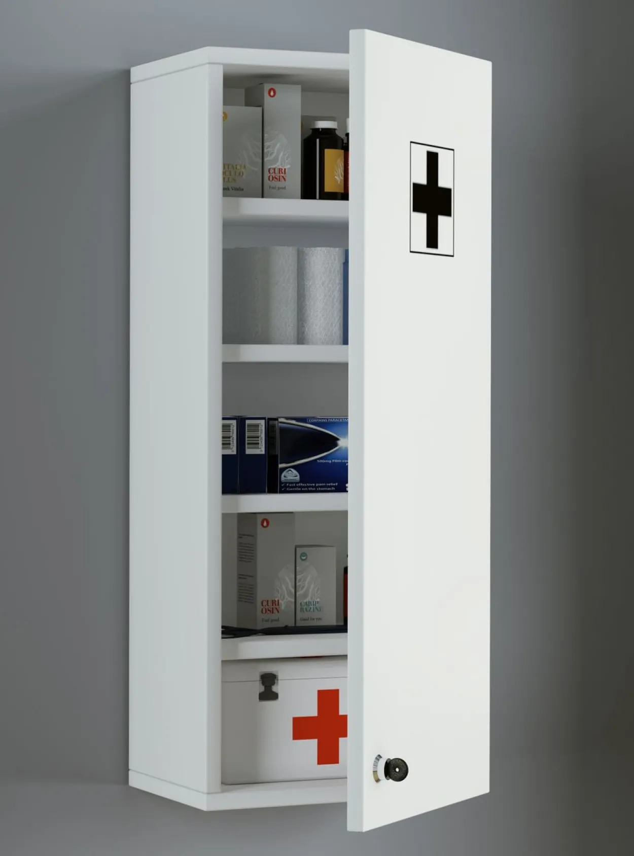 Medizinschrank "Medasa L" Weiß