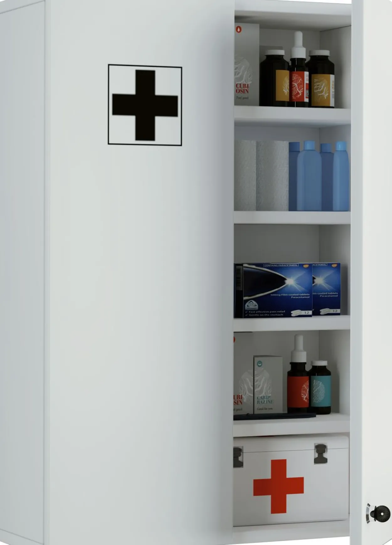 Medizinschrank "Medasa XL" Weiß