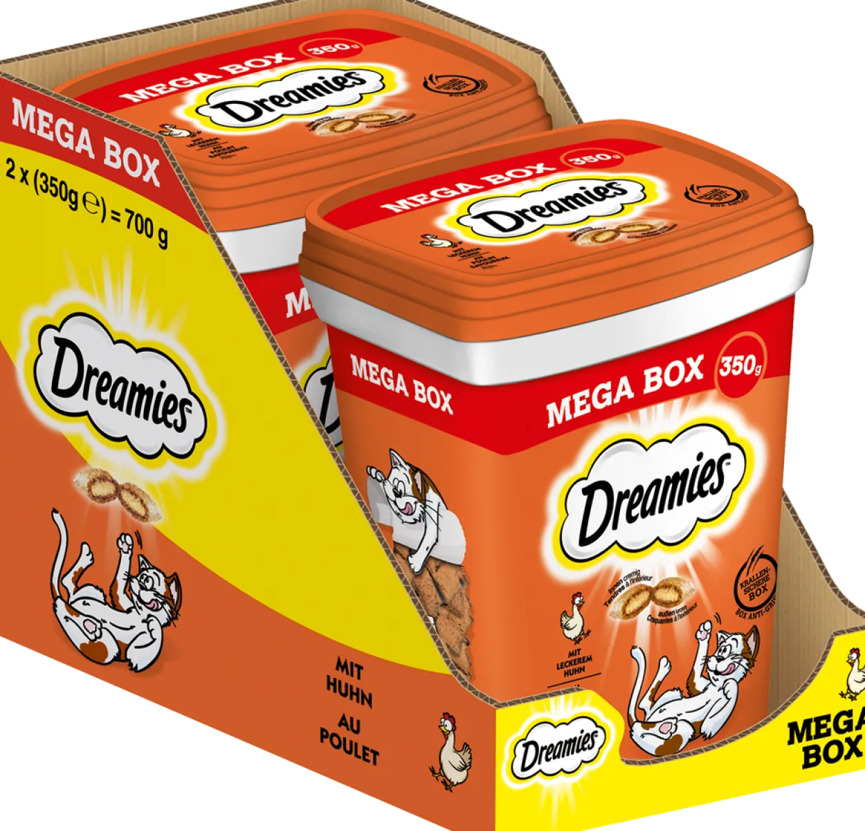 Mega Box mit Huhn 350g