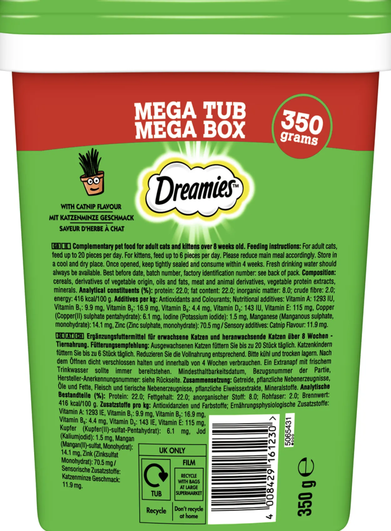 Mega Box mit Katzenminze 350g