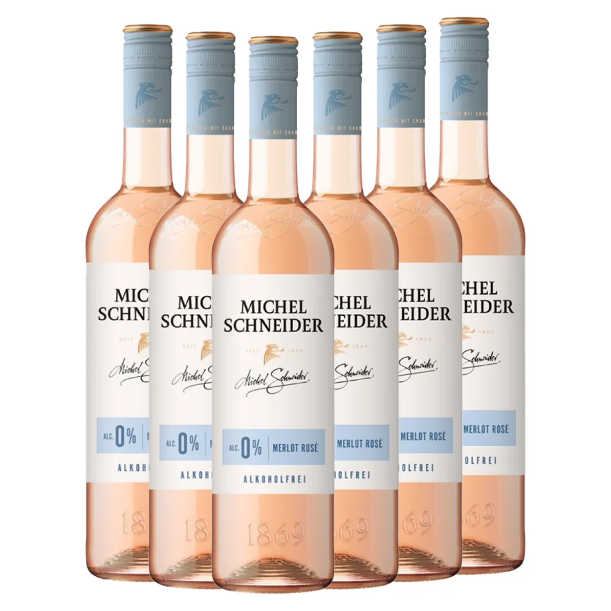 Merlot Rosé alkoholfrei 0,75 l - 6er Karton